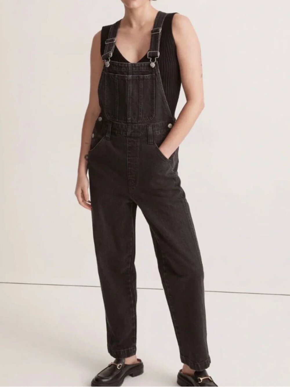 Madewell Straight-Leg Overall/Lunar Wash
